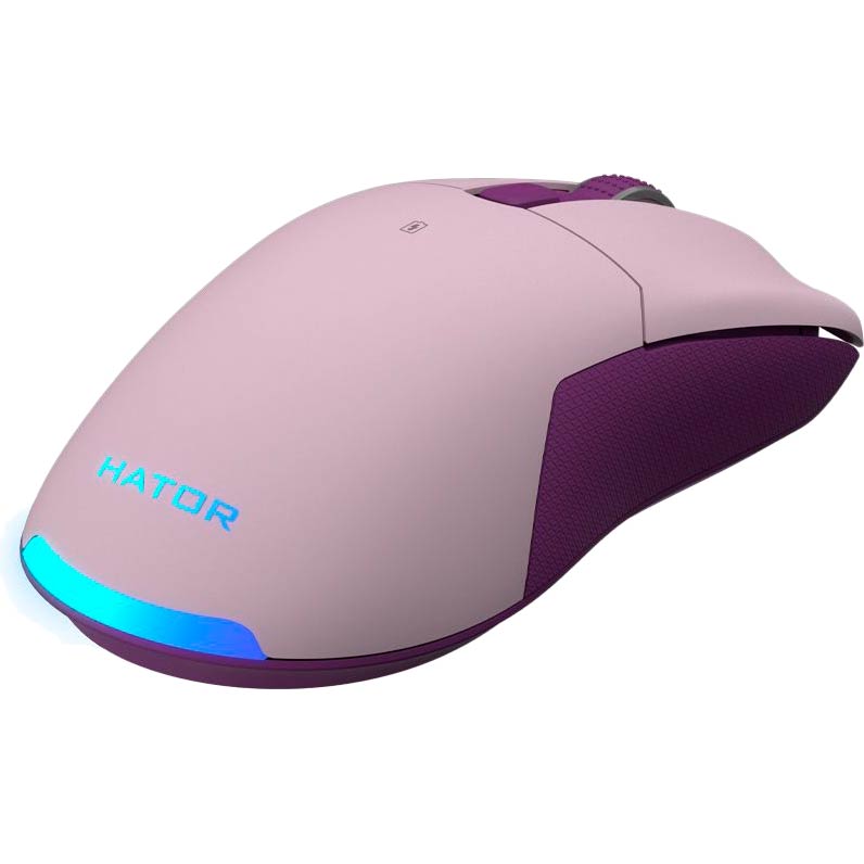 Зовнішній вигляд Миша Hator Pulsar Wireless Lilac (HTM-317)