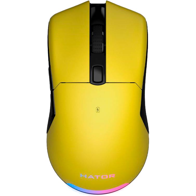 Мышь Hator Pulsar Wireless Yellow (HTM-318)