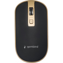 Миша Gembird MUSW-4B-06-BG Wireless Black Gold (MUSW-4B-06-BG)