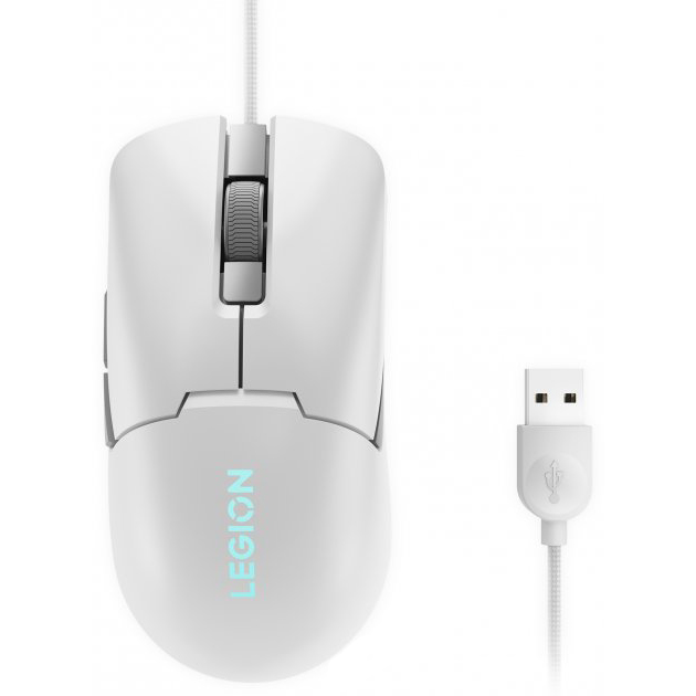 В Фокстрот Мышь Lenovo Legion M300s RGB Gaming Mouse White (GY51H47351)