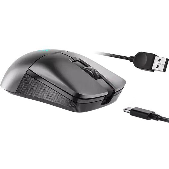 Миша Lenovo Legion M600 Qi Wireless Gaming Mouse Grey (GY51H47355) Бездротове підключення Bluetooth + RF