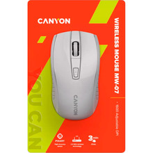 Миша CANYON MW-7 Wireless White (CNE-CMSW07W)