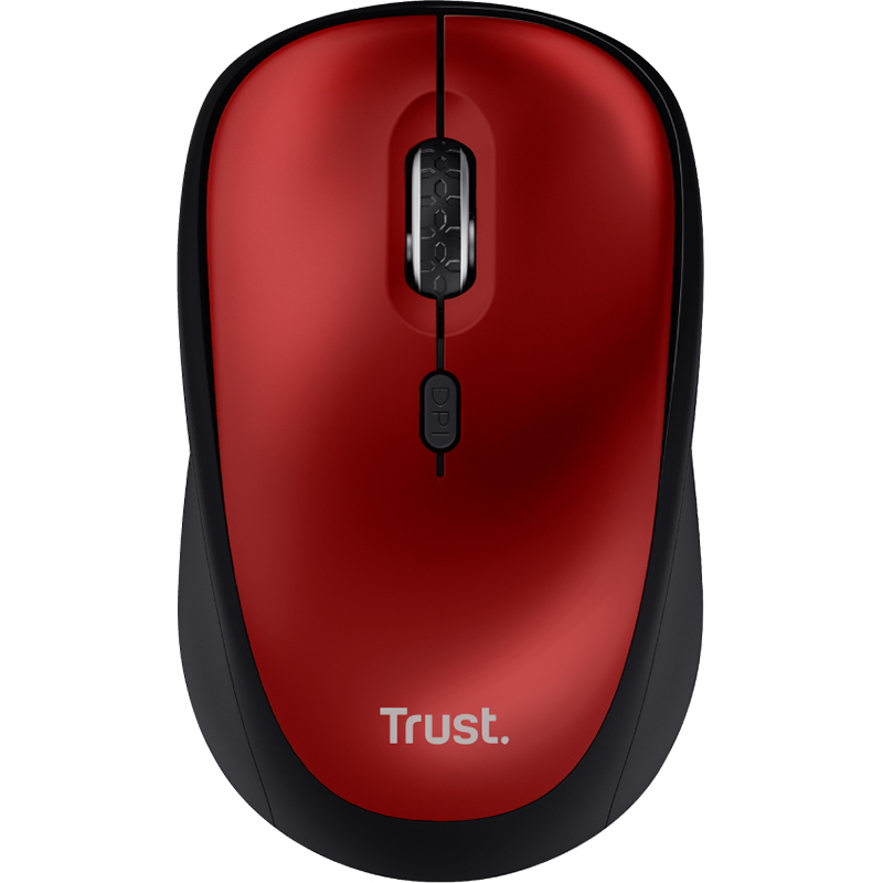 Мышь TRUST Yvi+ Silent WL ECO RED (24550)