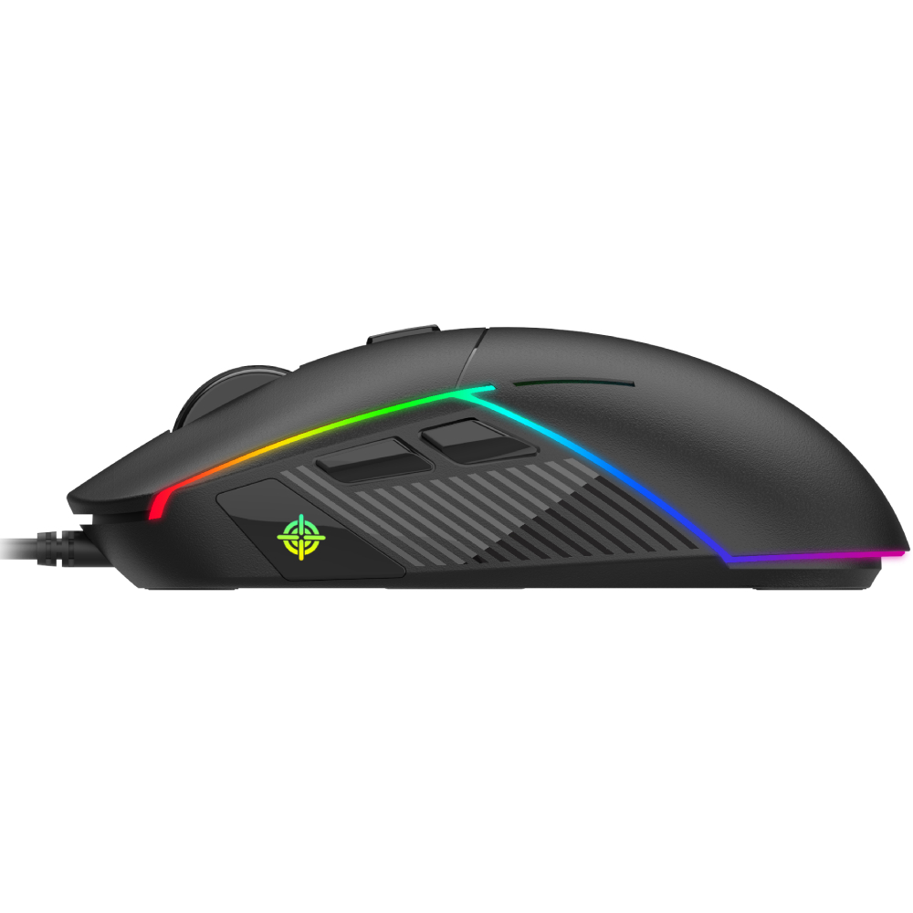 Миша GAMEPRO GM400 USB Black RGB Розподільча здатність сенсору 7200