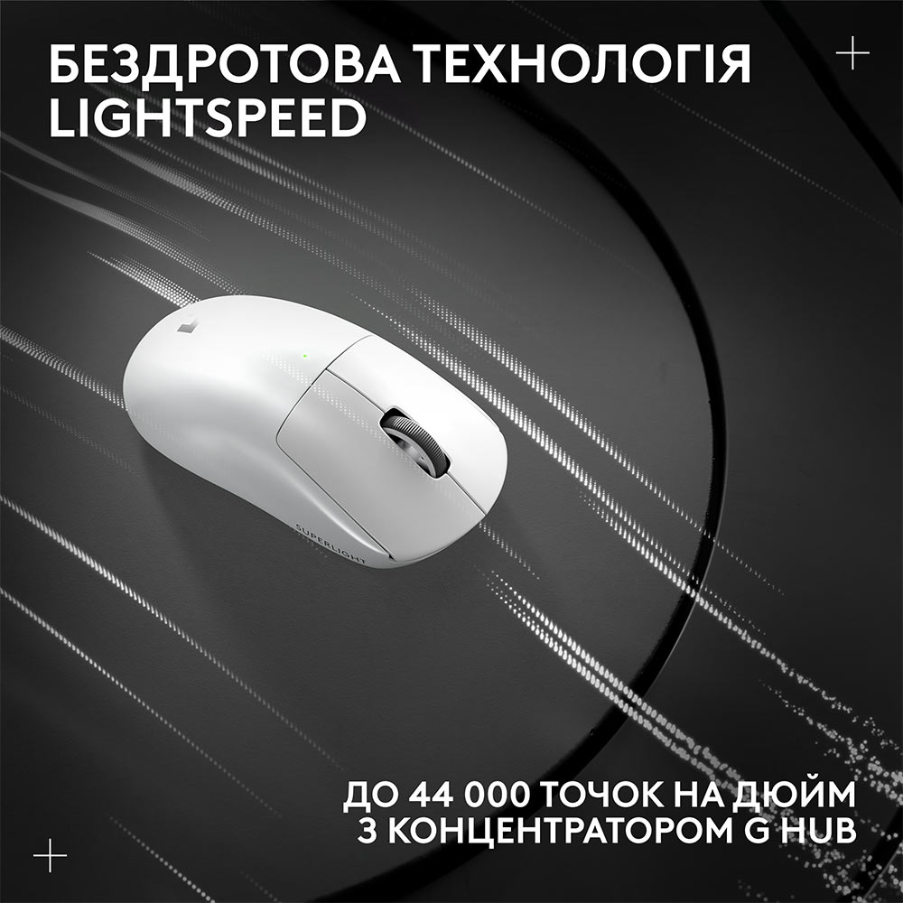 Покупка Мышь LOGITECH G Pro X Superlight 2 Lightspeed White (L910-006638)