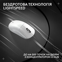 Мышь LOGITECH G Pro X Superlight 2 Lightspeed White (L910-006638)
