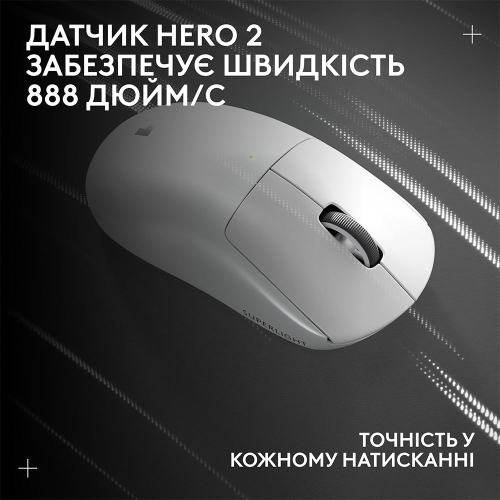 В интернет магазине Мышь LOGITECH G Pro X Superlight 2 Lightspeed White (L910-006638)