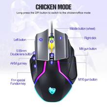 Мышь T-WOLF V11 RGB USB Black (TW-V11)