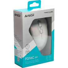 Мышь A4TECH Fstyler FG16C Air White