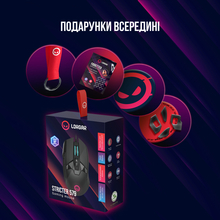 Мышь LORGAR Stricter 579 RGB LCD Wired USB Black (LRG-GMS579)