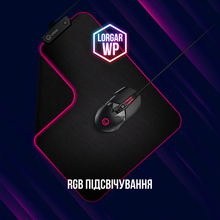 Мышь LORGAR Stricter 579 RGB LCD Wired USB Black (LRG-GMS579)