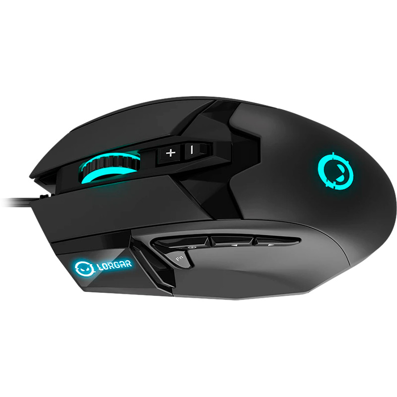 В интернет магазине Мышь LORGAR Stricter 579 RGB LCD Wired USB Black (LRG-GMS579)