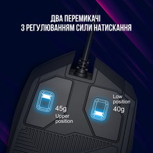 Мышь LORGAR Stricter 579 RGB LCD Wired USB Black (LRG-GMS579)