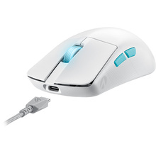 Мышь ASUS ROG Harpe Ace Aim Lab Edition RGB USB-A/WL/BT White (90MP02W0-BMUA10)