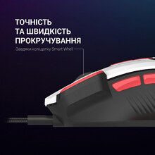 Мышь GAMEPRO GM300W White Black (4820216972658)