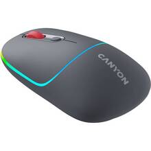 Миша CANYON MW-22 Dual Band RGB Wireless Dark Grey (CNS-CMSW22DG)
