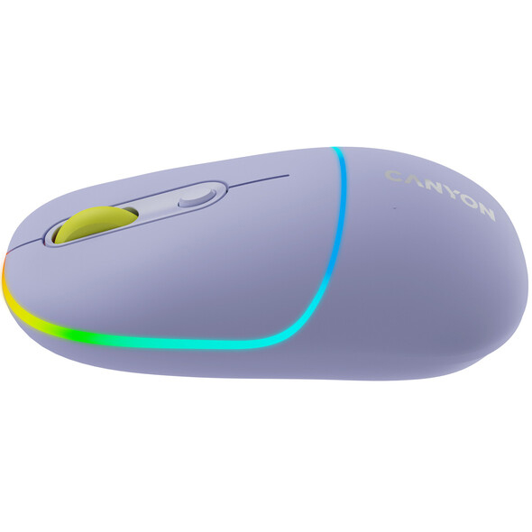 Мышь CANYON MW-22 Dual Band RGB Wireless Mountain Lavender (CNS-CMSW22ML) Тип сенсора оптический