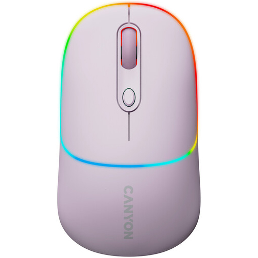 Миша CANYON MW-22 Dual Band RGB Wireless Pearl Rose (CNS-CMSW22PR) Миша CANYON MW-22 Dual Band RGB Wireless Pearl Rose (CNS-CMSW22PR)