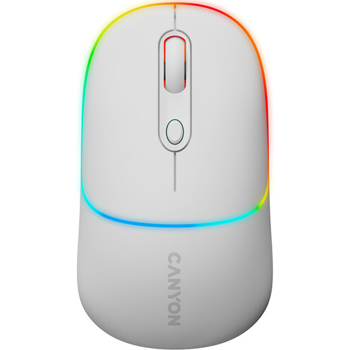 Миша CANYON MW-22 Dual Band RGB Wireless Snow White (CNS-CMSW22SW) Миша CANYON MW-22 Dual Band RGB Wireless Snow White (CNS-CMSW22SW)