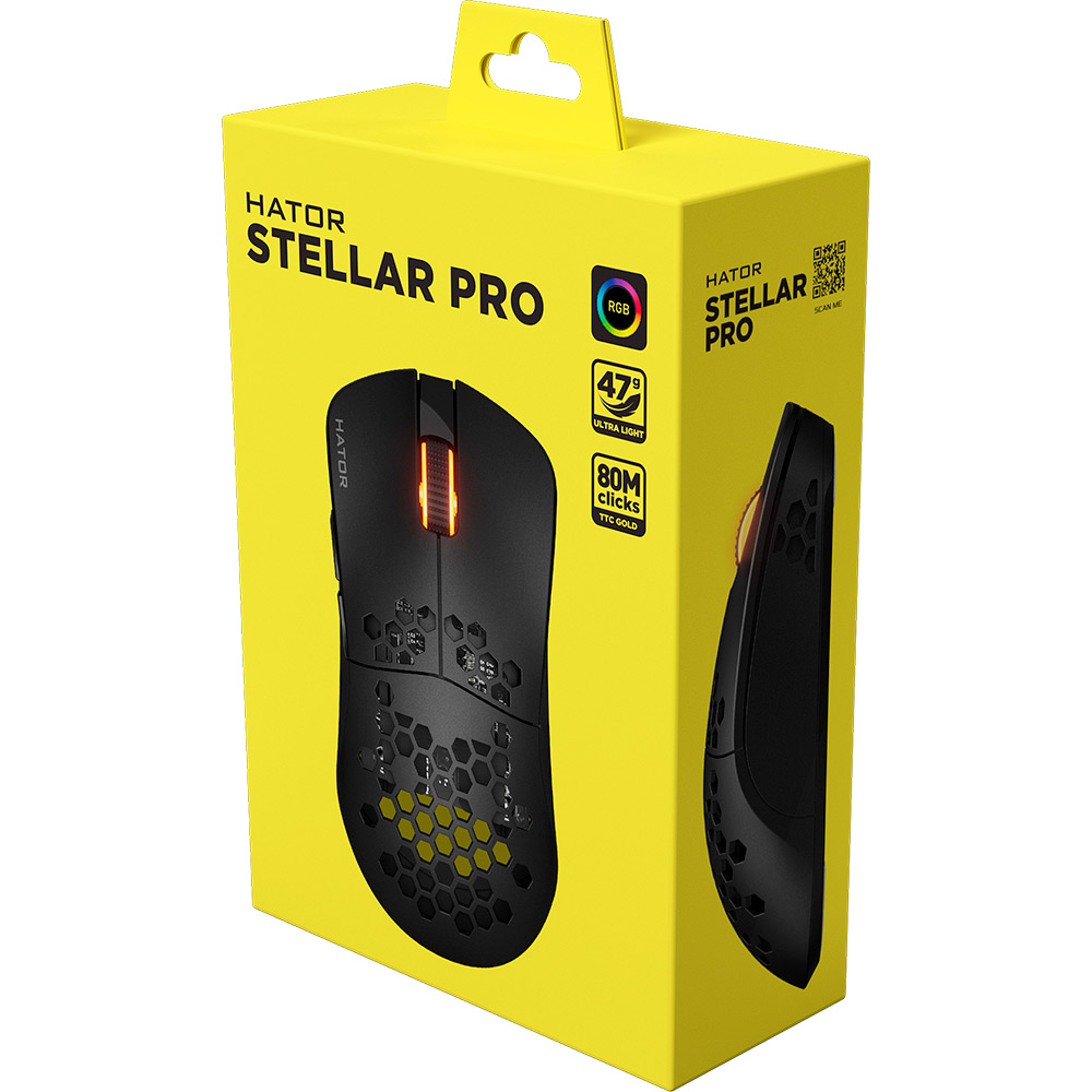 Фото Мышь HATOR Stellar PRO (HTM-540) black