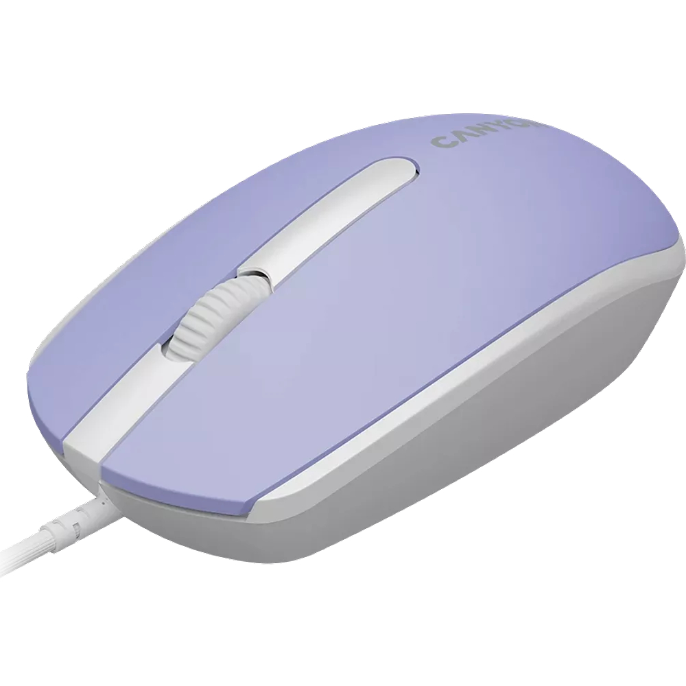 Миша CANYON M-10 USB Mountain Lavender (CNE-CMS10ML) Тип підключення дротове