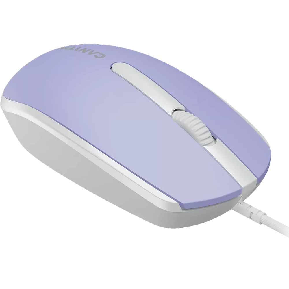 Миша CANYON M-10 USB Mountain Lavender (CNE-CMS10ML) Дротове підключення USB