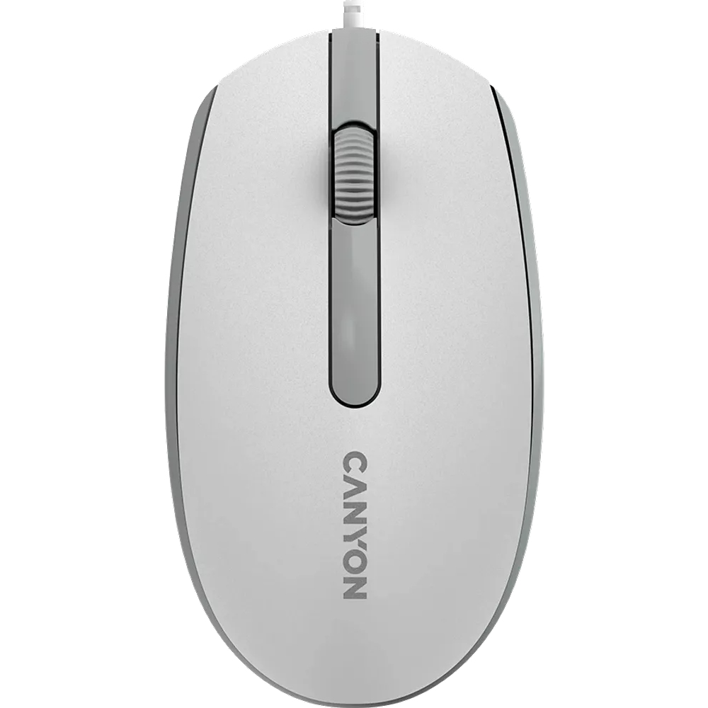 Мышь CANYON M-10 USB White Grey (CNE-CMS10WG)