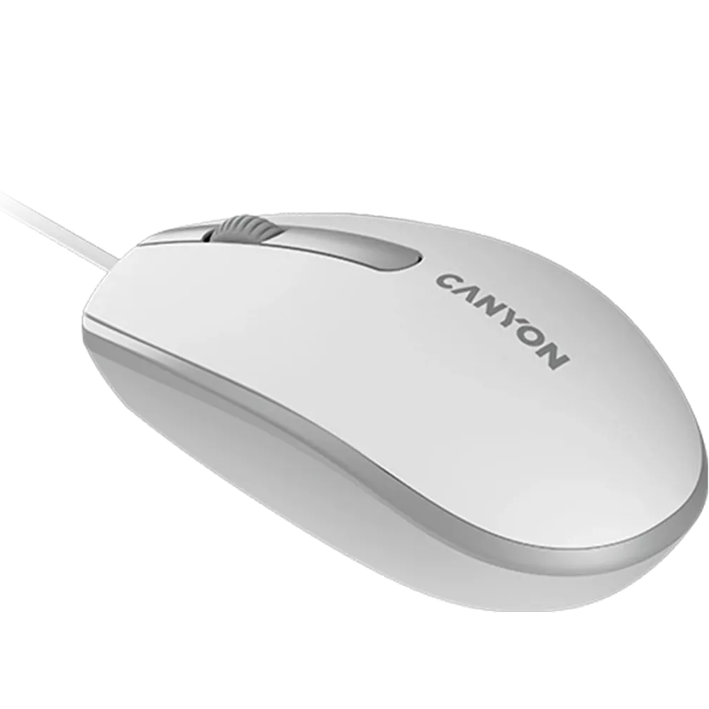 Мышь CANYON M-10 USB White Grey (CNE-CMS10WG) Тип сенсора оптический