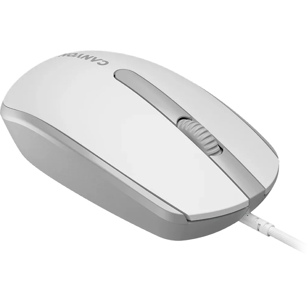 Мышь CANYON M-10 USB White Grey (CNE-CMS10WG) Проводное подключение USB