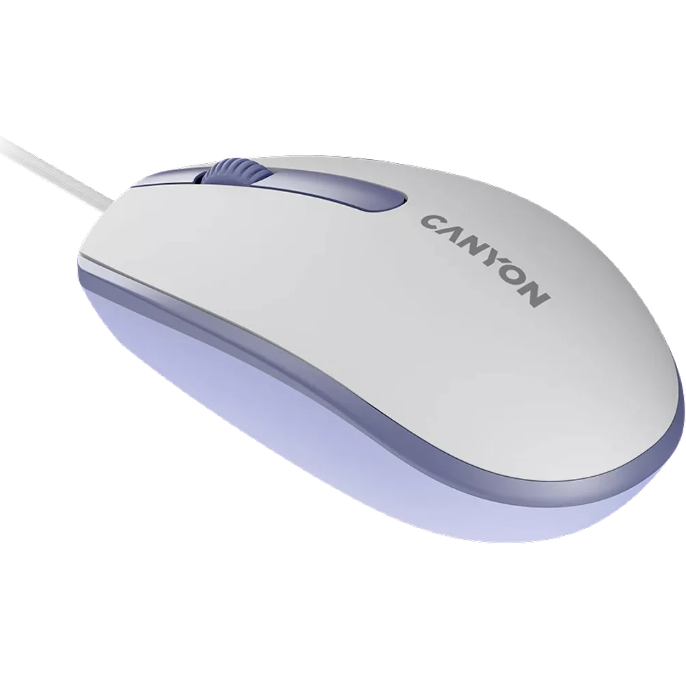 Миша CANYON M-10 USB White Lavender (CNE-CMS10WL) Тип сенсора оптичний