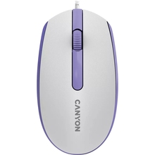 Мышь CANYON M-10 USB White Lavender (CNE-CMS10WL)