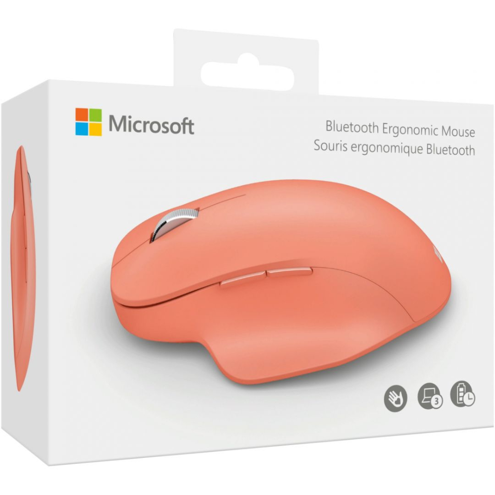 Мышь MICROSOFT Ergonomic Персиково-розовый (222-00040) Беспроводное подключение Bluetooth