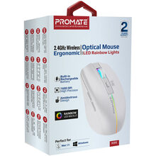 Миша PROMATE Kitt Wireless White (kitt.white)