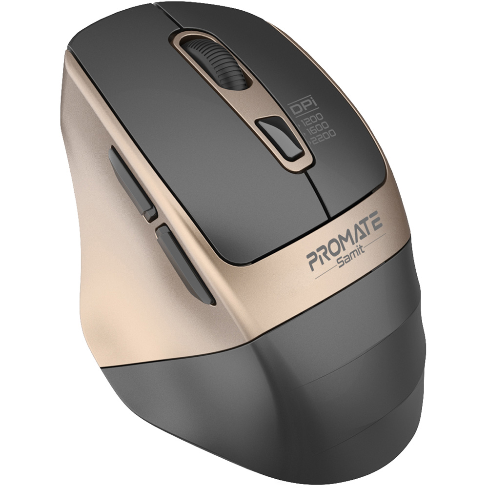 Мышь PROMATE Samit Wireless Gold (samit.gold)