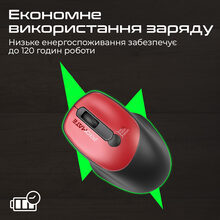 Мышь PROMATE Uniglide Wireless Red (uniglide.red)