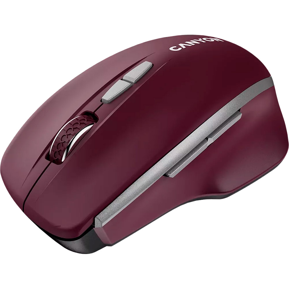 Миша CANYON MW-21 Burgundy (CNS-CMSW21BR) Тип підключення бездротове