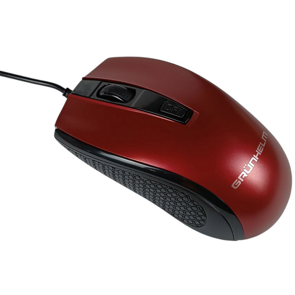 Мышь GRUNHELM M-342WD Red (126867)
