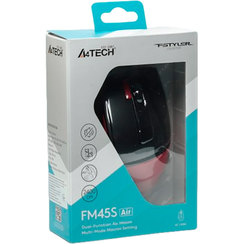 Покупка Мышь A4TECH Fstyler FM45S Air Sports Red