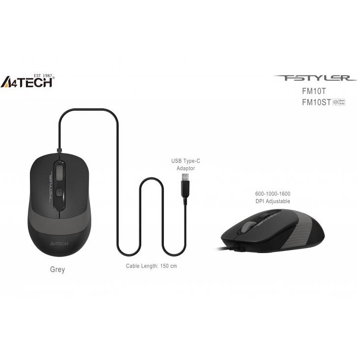 Покупка Мышь A4TECH Fstyler FM10ST Grey