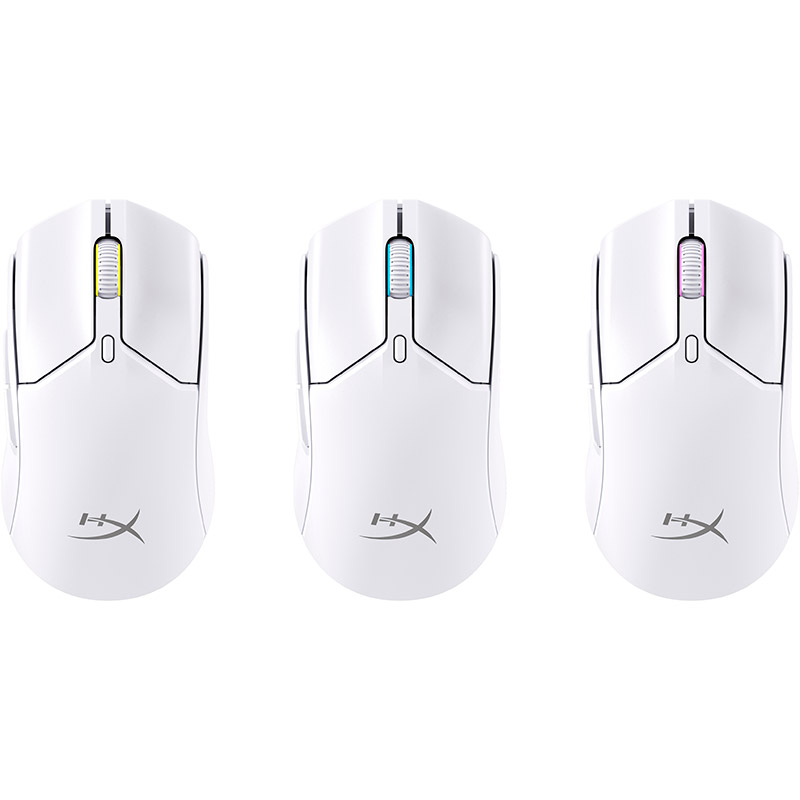 Мышь HYPERX Pulsefire Haste 2 Mini Wireless White (7D389AA) Беспроводное подключение Bluetooth + RF