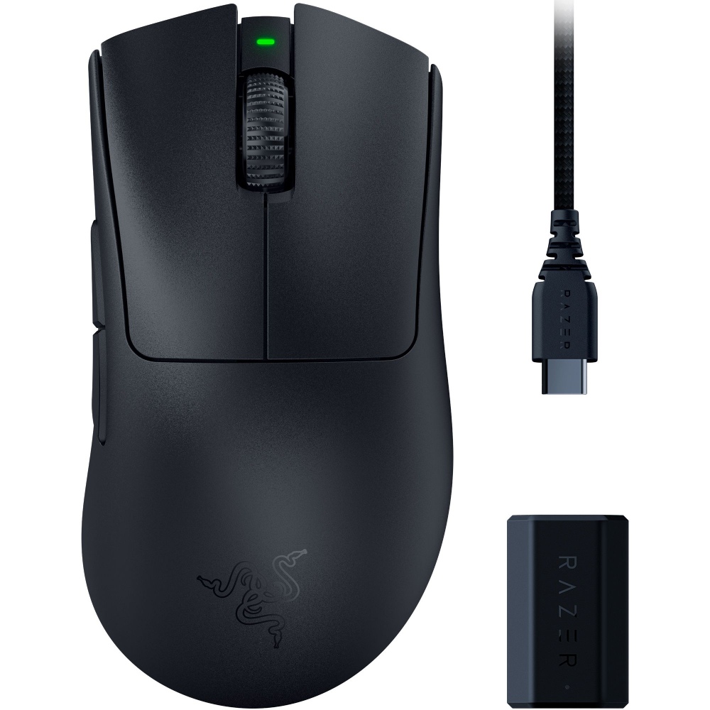 Миша RAZER DeathAdder V3 PRO і HyperPolling Wireless Dongle (RZ01-04630300-R3WL)