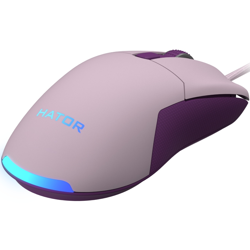 Мышь HATOR Pulsar 2 Lilac (HTM-514) Проводное подключение USB