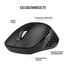 Миша OFFICEPRO M230B Silent Click Wireless Black