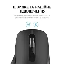 Миша OFFICEPRO M230B Silent Click Wireless Black