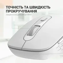 Мышь OFFICEPRO M230W Silent Click Wireless White