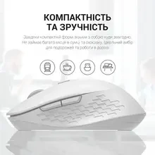 Миша OFFICEPRO M230W Silent Click Wireless White