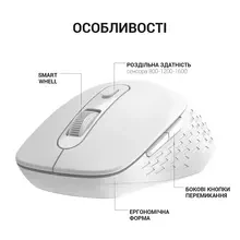 Миша OFFICEPRO M230W Silent Click Wireless White