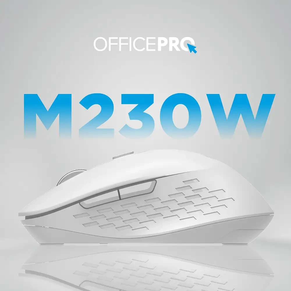 Фото 14 Миша OFFICEPRO M230W Silent Click Wireless White