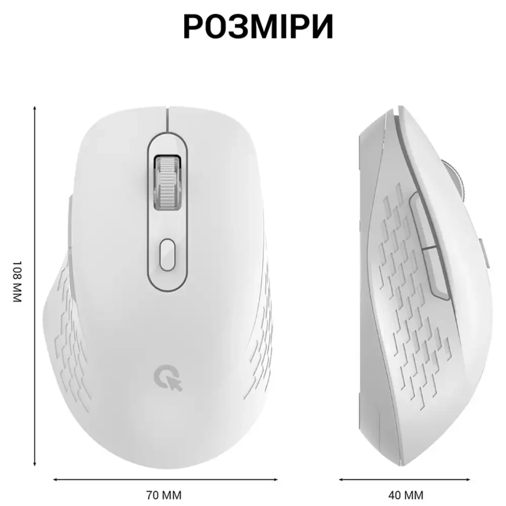 Внешний вид Мышь OFFICEPRO M230W Silent Click Wireless White