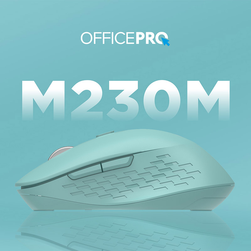 Покупка Миша OFFICEPRO M230M Silent Click Wireless Mint (M230M)